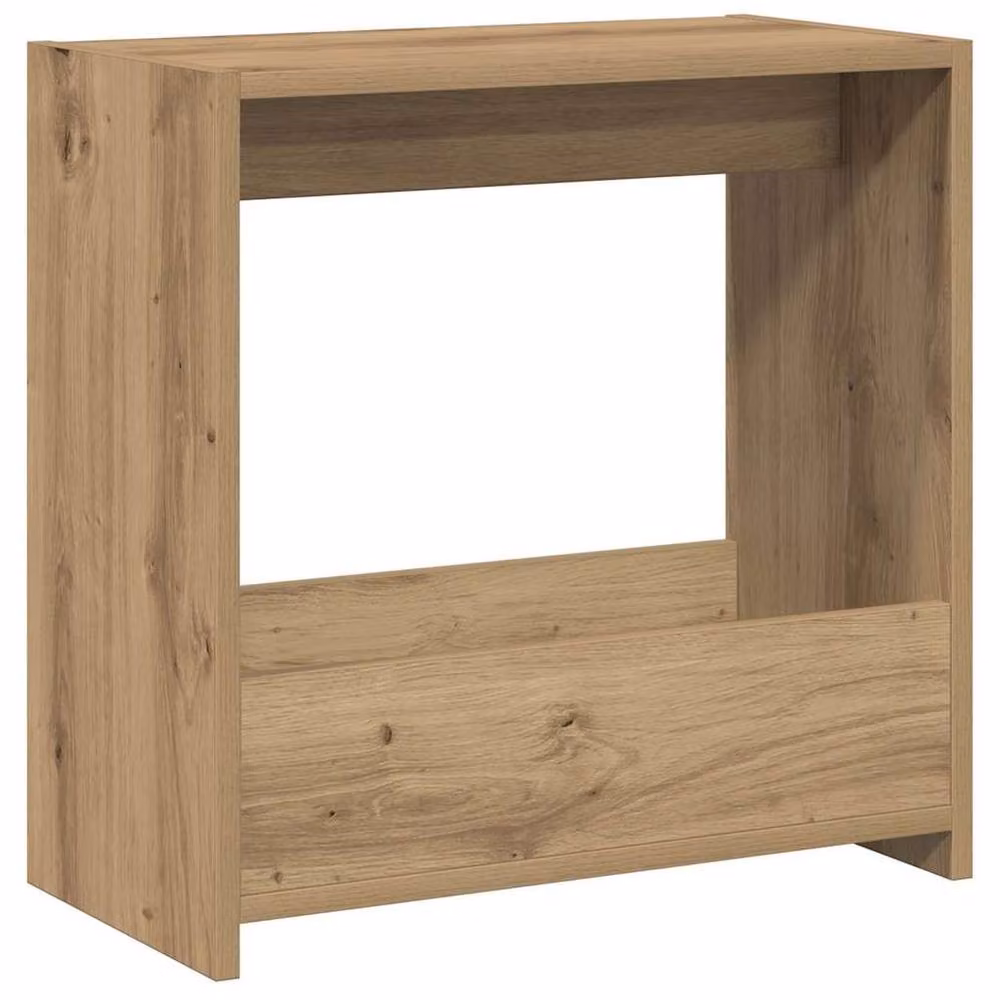 Berkfield Home Artisan Oak Side Table in Brown, W/D/H: 50 x 26 x 50 cm – 2