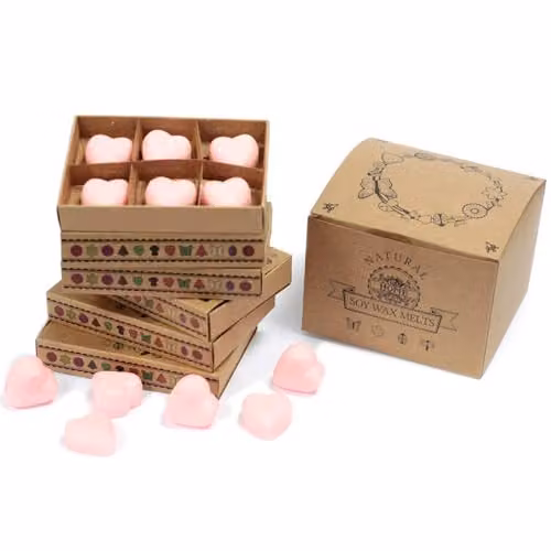 Ancient Wisdom Dragon's Blood Wax Melts, Box of 6, Pink
