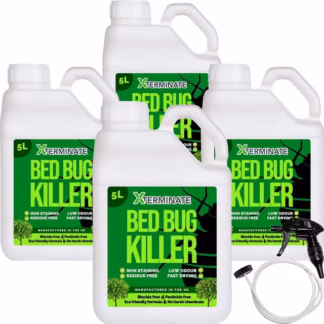 Xterminate Pesticide Free Bed Bug Killer Spray 20 l in Clear