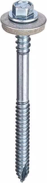 Unifix Hex Head Hi Thread Composite Panel Self Drill Screw, Silver, Box of 100