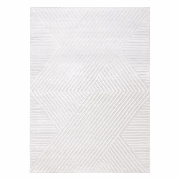 RugsX Balance Rug in Yellow and White, W: 200 cm, L: 290 cm