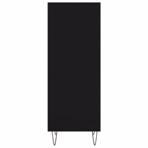vidaXL Black Engineered Wood Sideboard, W/D/H: 34.5 x 32.5 x 90 cm – 3