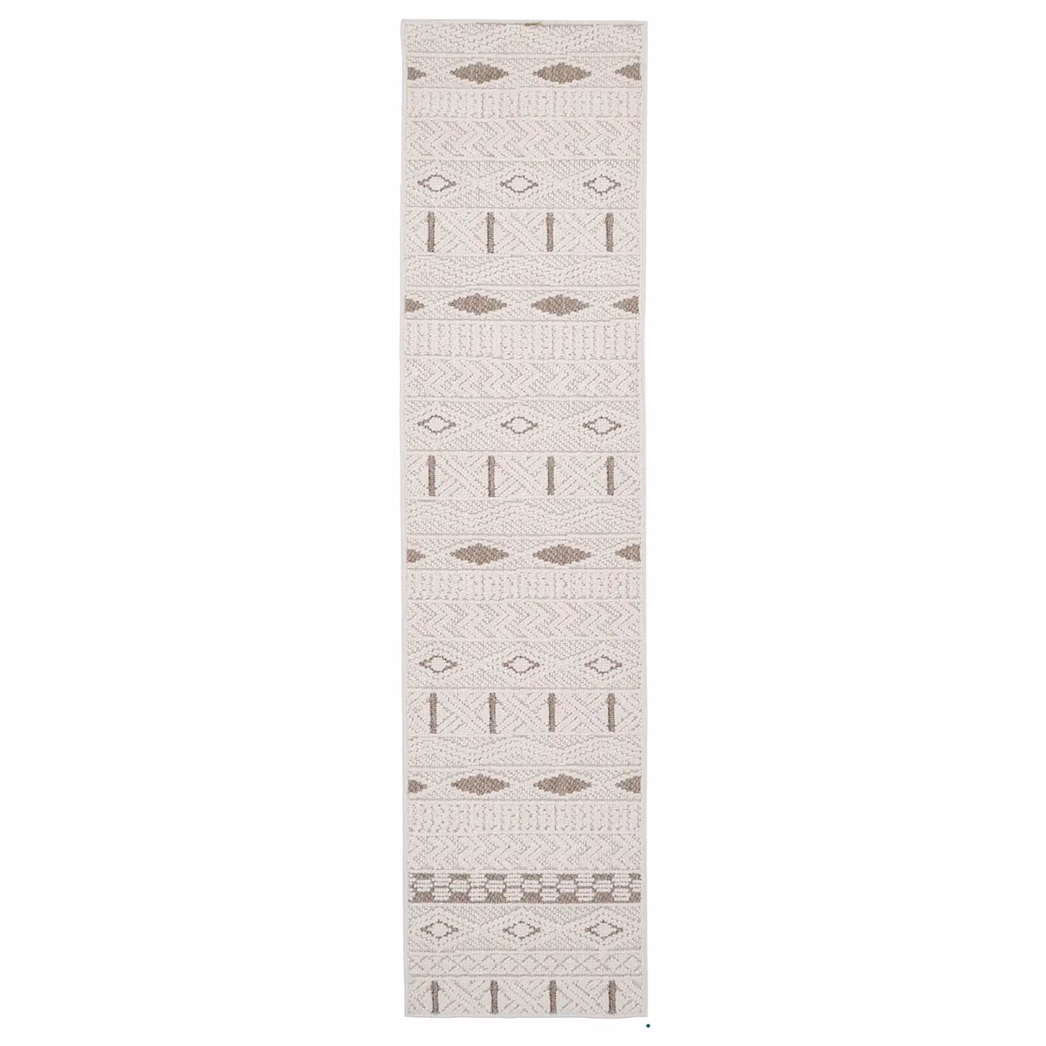 Kukoon Scandi Textured Looped Pile Area Rug in Beige and White, W: 80 cm, L: 150 cm – 2