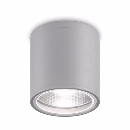 Ideal Lux GUN PL1 Grey Modern Cylinder Ceiling Light
