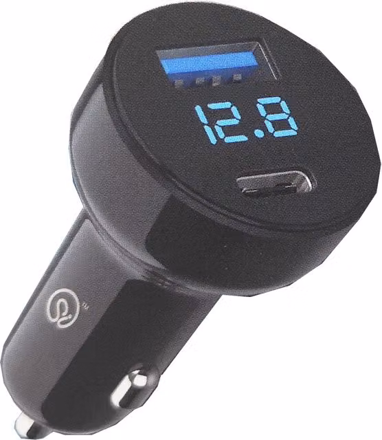 ExtraStar Type C USB Car Charger PD20W and QC3.0 in Black