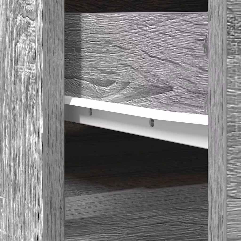 Berkfield Home Grey Sonoma Modern Highboard in MDF, W/D/H: 37.5 x 35 x 180 cm – 3