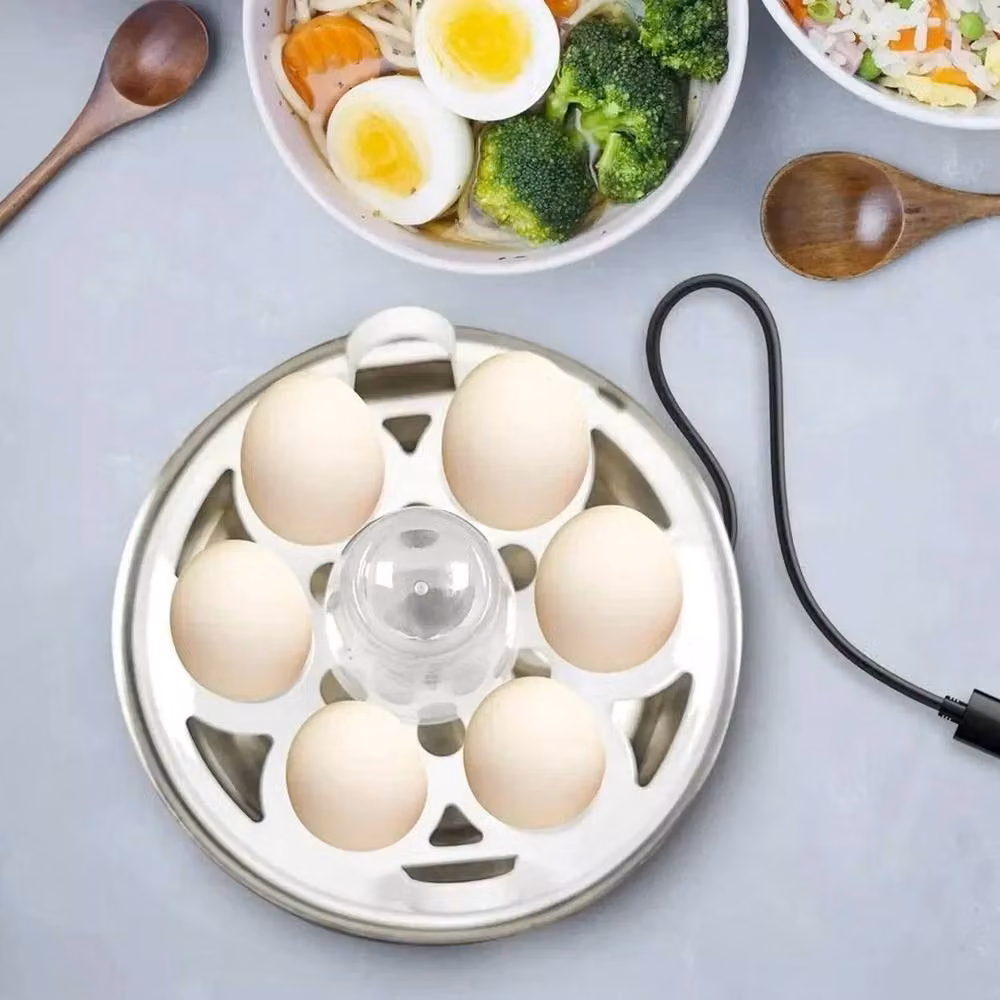 FLAVORA Multi-Function Electric Egg Boiler Steamer in White – 2