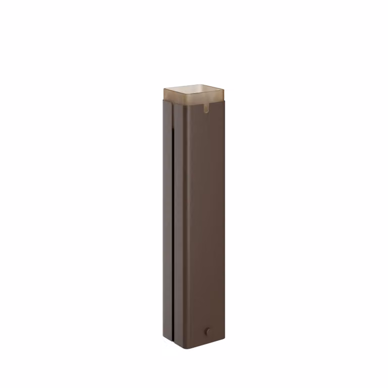 Dome Deco IBU Hurricane S Brown Metal Tabletop Pillar