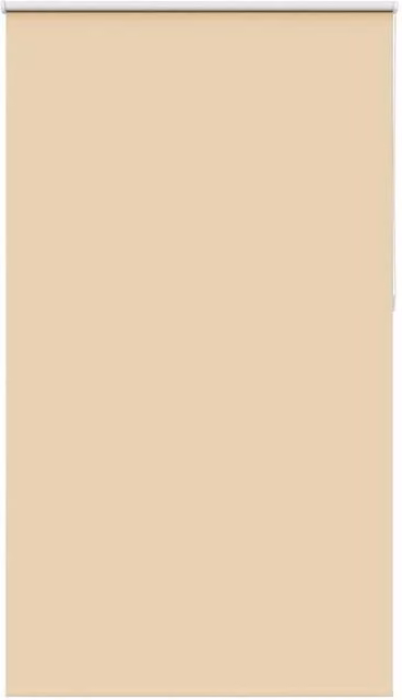 Berkfield Home Blackout Roller Blind in Beige, Thermal Insulating Polyester, W: 130 cm, H: 210 cm