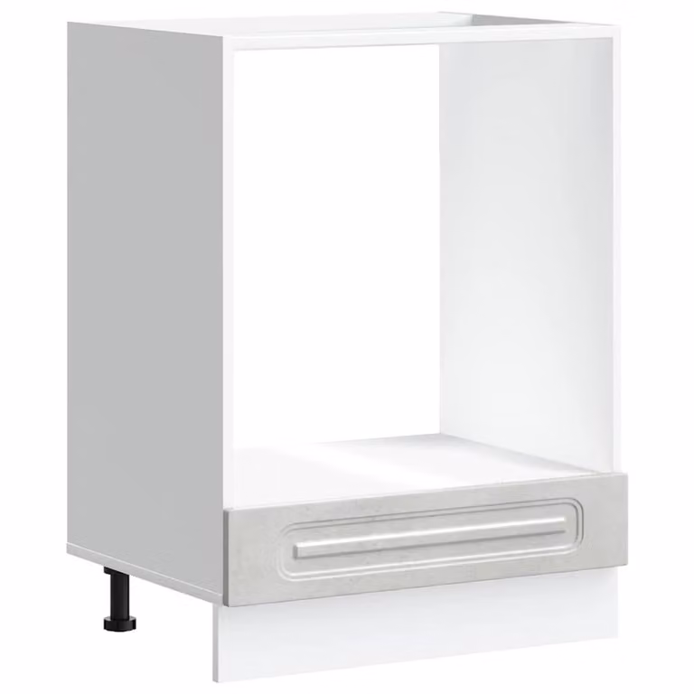 Berkfield Home Kalmar Freestanding Oven Cabinet in Concrete Grey Engineered Wood