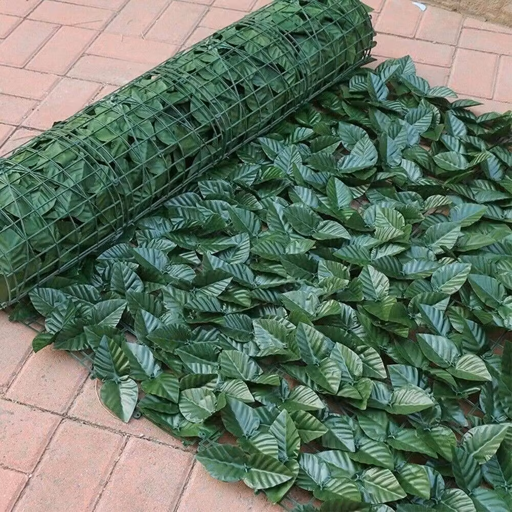 NESTLUNE Artificial Greenery Wall Hedge in Green, W/H: 100 x 100 cm – 2