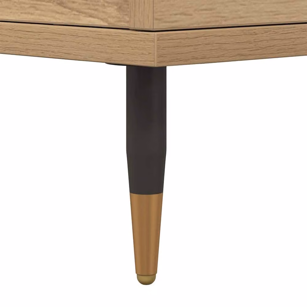 Berkfield Home Artisan Oak Bedside Cabinets, 2 Piece Set in Brown, W/D/H: 40 x 35 x 50 cm – 3