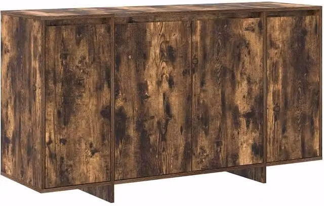 Berkfield Home Smoked Oak Sideboard in Brown, W/D/H: 135 x 41 x 75 cm – 1