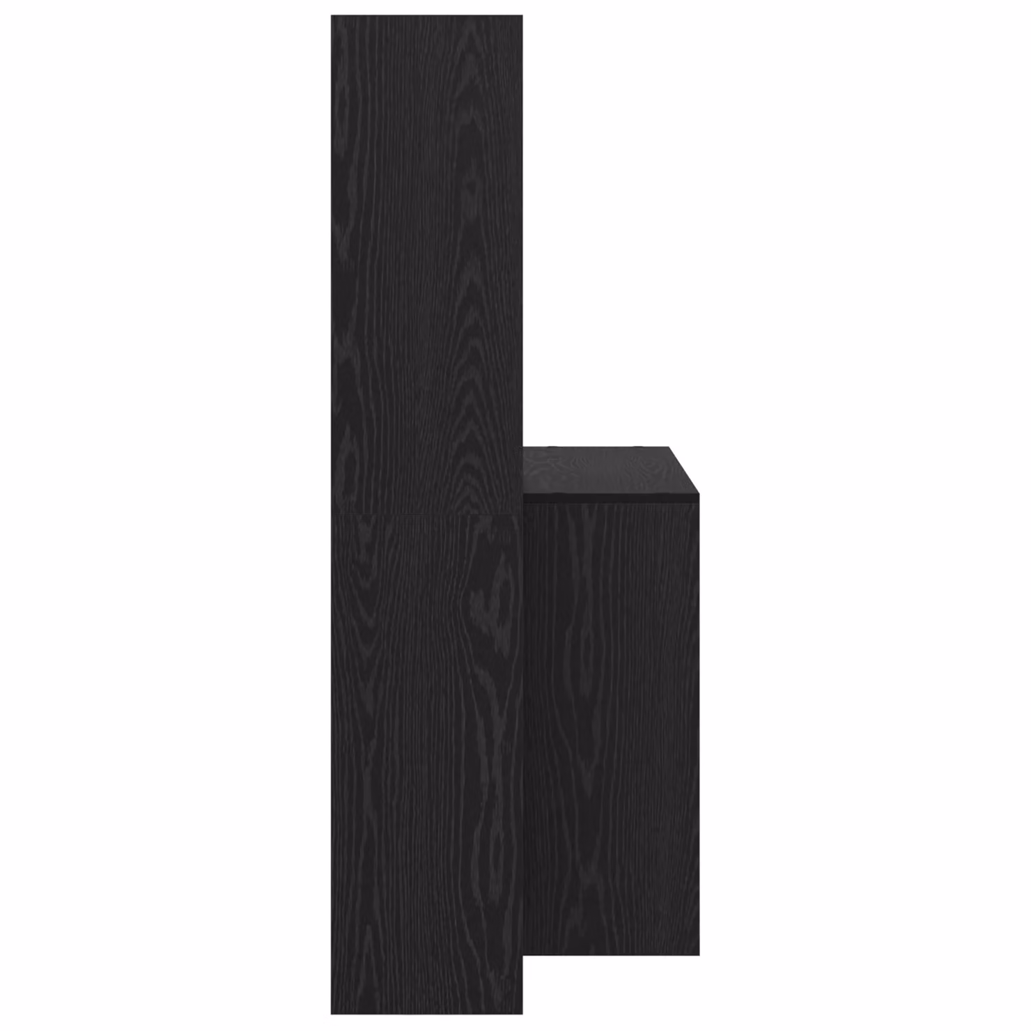 Berkfield Home Modern Storage Shelf in Black Oak Engineered Wood – 4