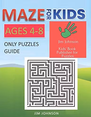 Maze Book for Kids Ages 4-8 with 100 Full Page Mazes, W: 21.59 cm, H: 27.94 cm – 1