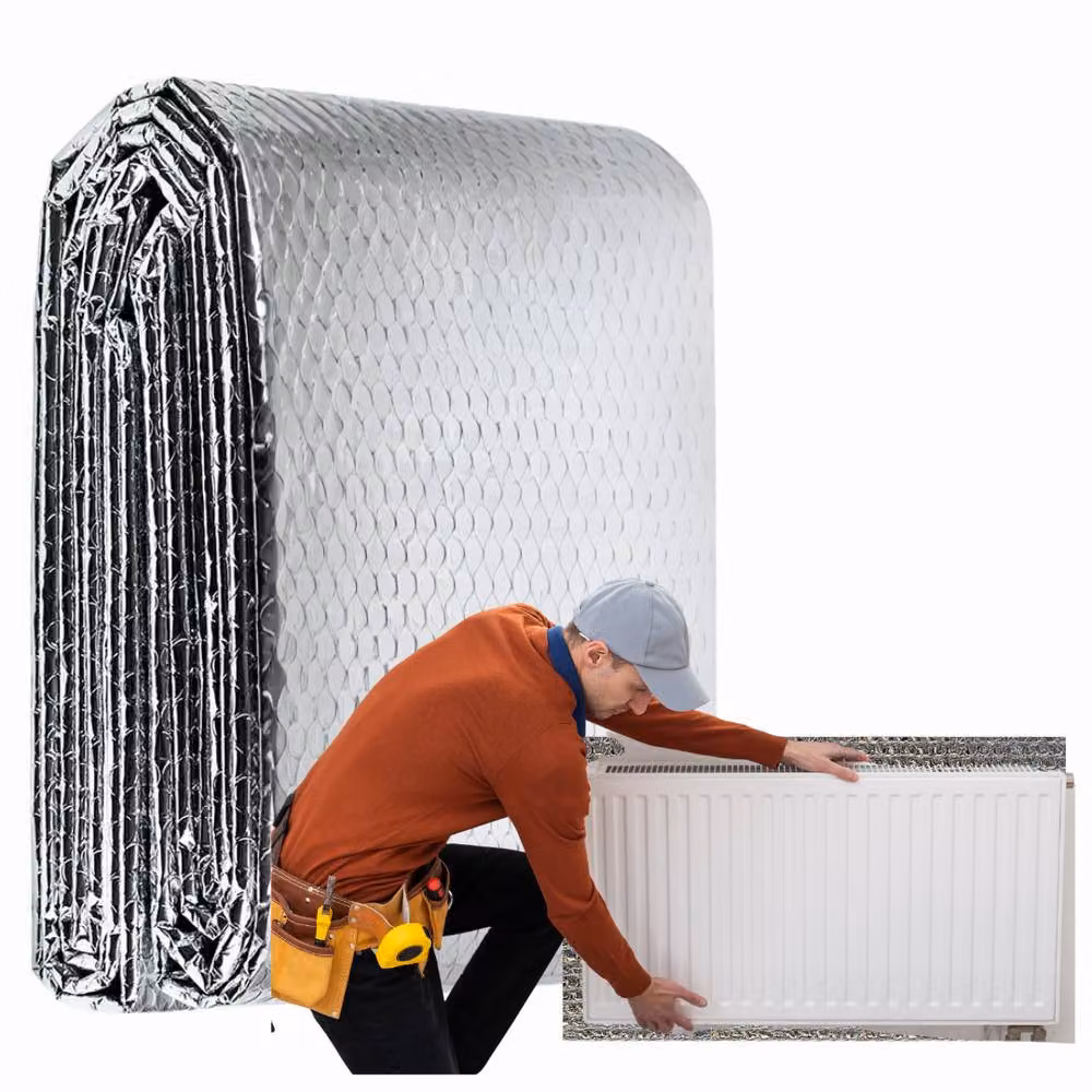 Trendi Reflective Radiator Foil Insulation Heat Saver Roll, Silver, W: 67.5 cm, H: 1000 cm – 2