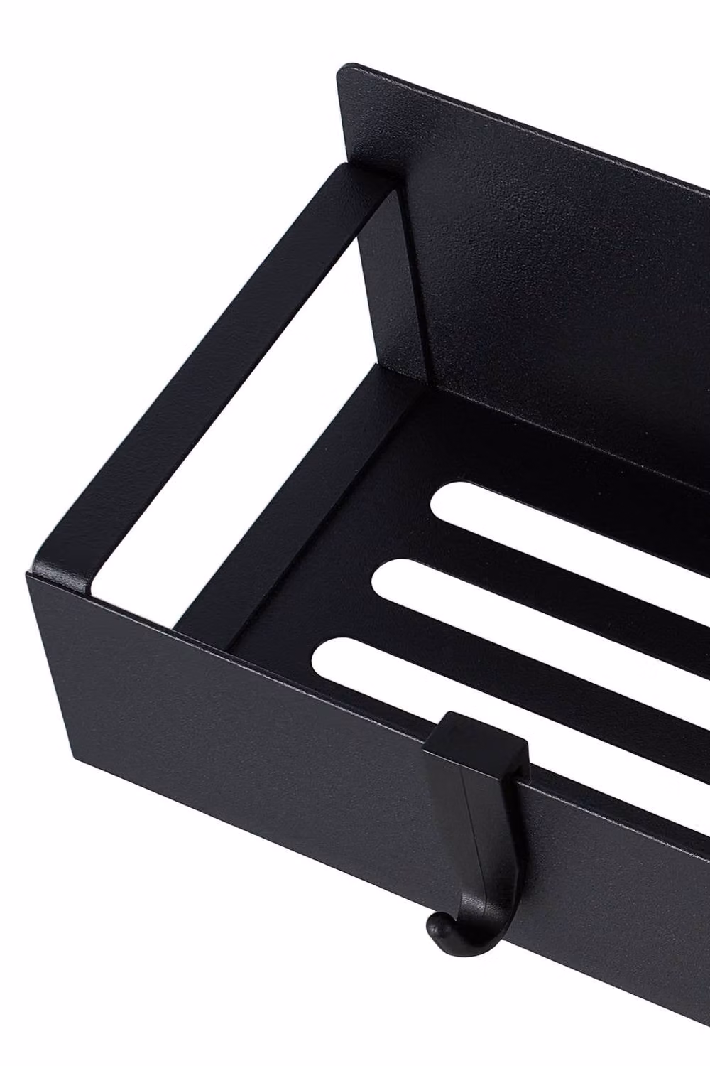 Garden Sanctuary 2-Pack Metal Magnetic Fridge Spice Racks with Paper Towel Holder in Black – 5