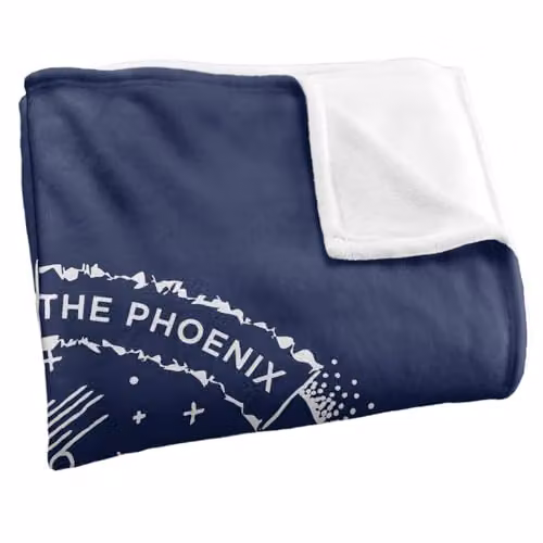 LOGOVISION Harry Potter The Order Of The Phoenix Circle Line Art Super Soft Fleece Throw Blanket, Multicolour, W: 152 cm, D: 127 cm – 2