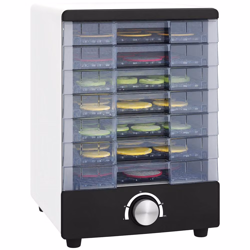 STILVORA Food Dehydrator with 7 Trays in White – 3