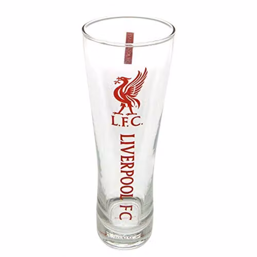 Liverpool FC Official Red Transparent Beer Glass