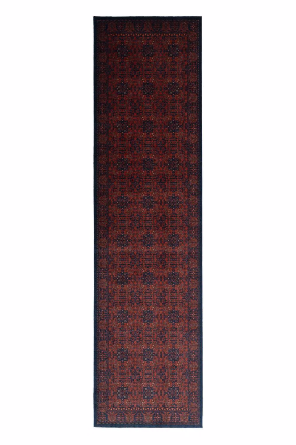 Kukoon Red and Blue Traditional Persian Oriental Area Rug, W/D/H: 80 x 300 cm – 9