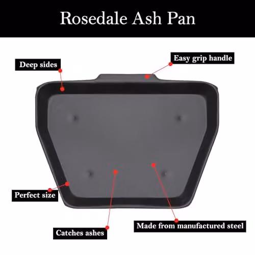 JVL Rosedale Ash Pan, Black – 6