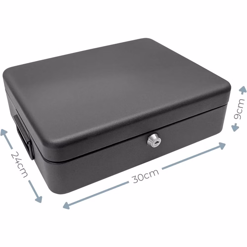 Nordara Black Steel Security Lock Box W: 50 cm, D: 50 cm, H: 50 cm – 2