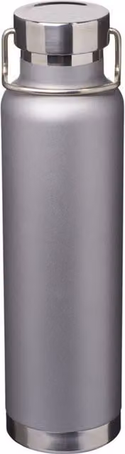 Floso Thor Grey Stainless Steel Vacuum Insulated Water Bottle, 650ml