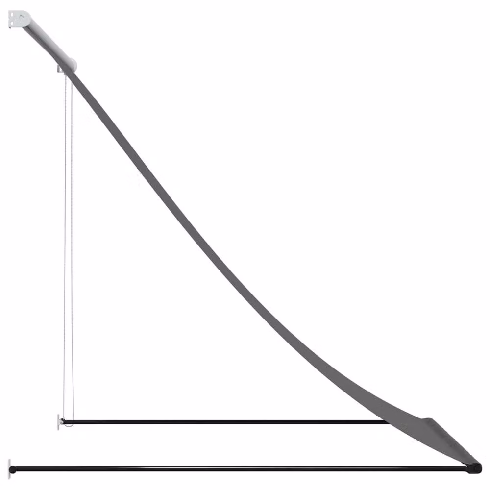 Berkfield Home Retractable Wall-Mounted Awning in Anthracite and Black, W/D/H: 150 x 150 x 150 cm – 4