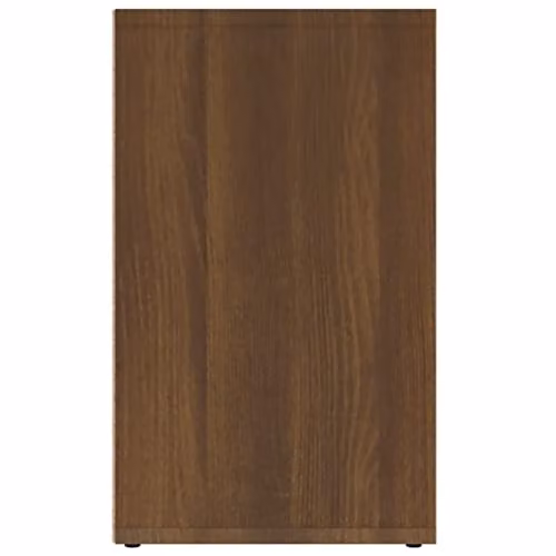 vidaXL Modern Brown Wall Mounted Shoe Cabinet with Integrated Seat and Ventilation W/D/H: 52.5 x 30 x 50 cm – 3