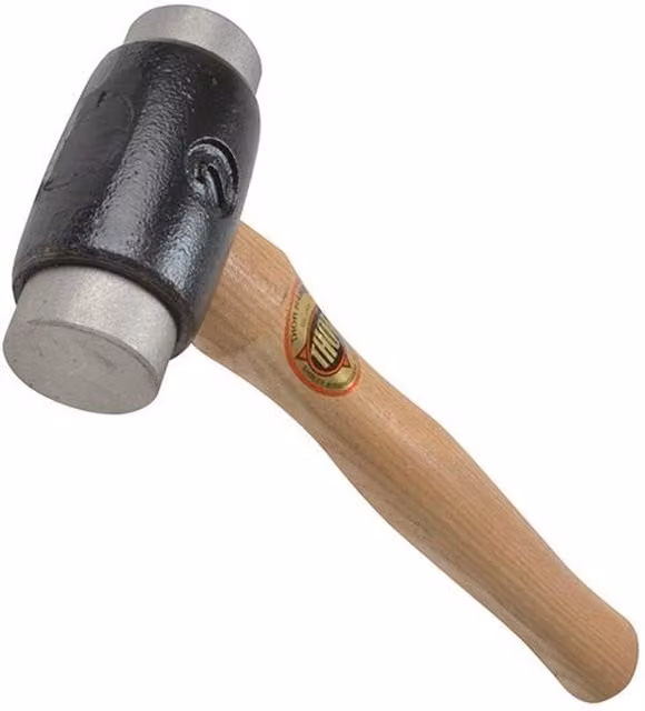 Thor A312 Aluminium Hammer with Wood Handle, Multicolour