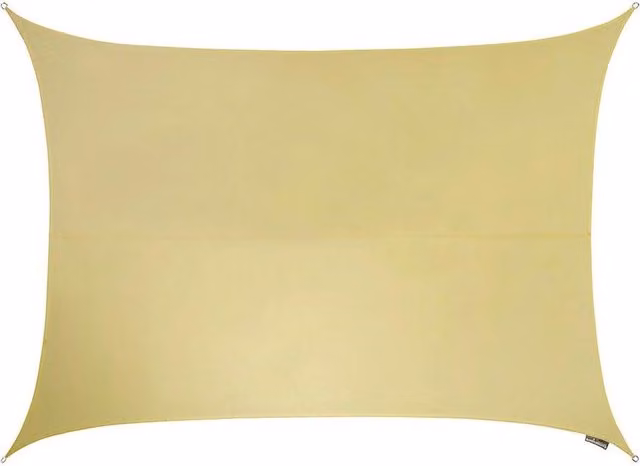 Primrose Waterproof Rectangular Patio Sun Shade Sail Canopy in Beige, W 4 m x D 3 m