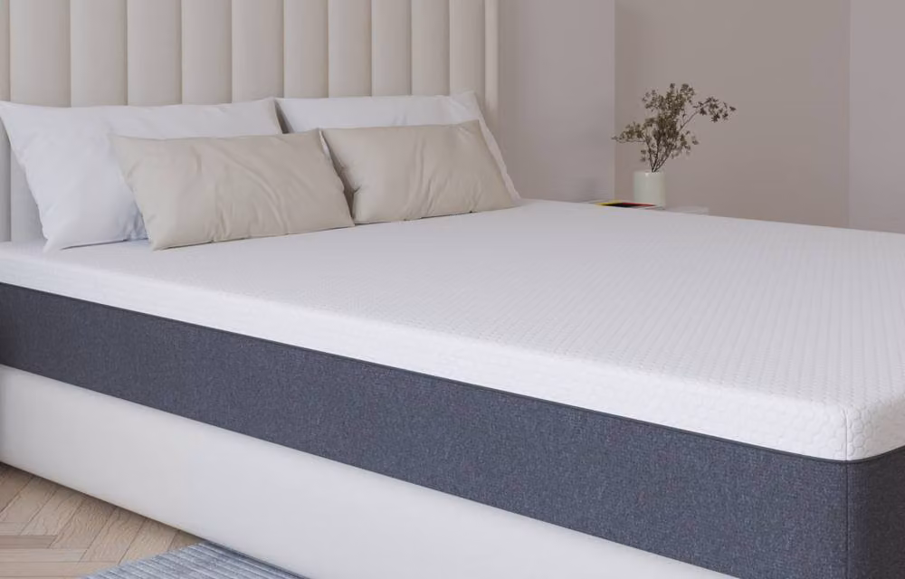 Essential Medium Memory Foam Mattress in White, W/D/H: 200 x 200 x 20 cm – 4