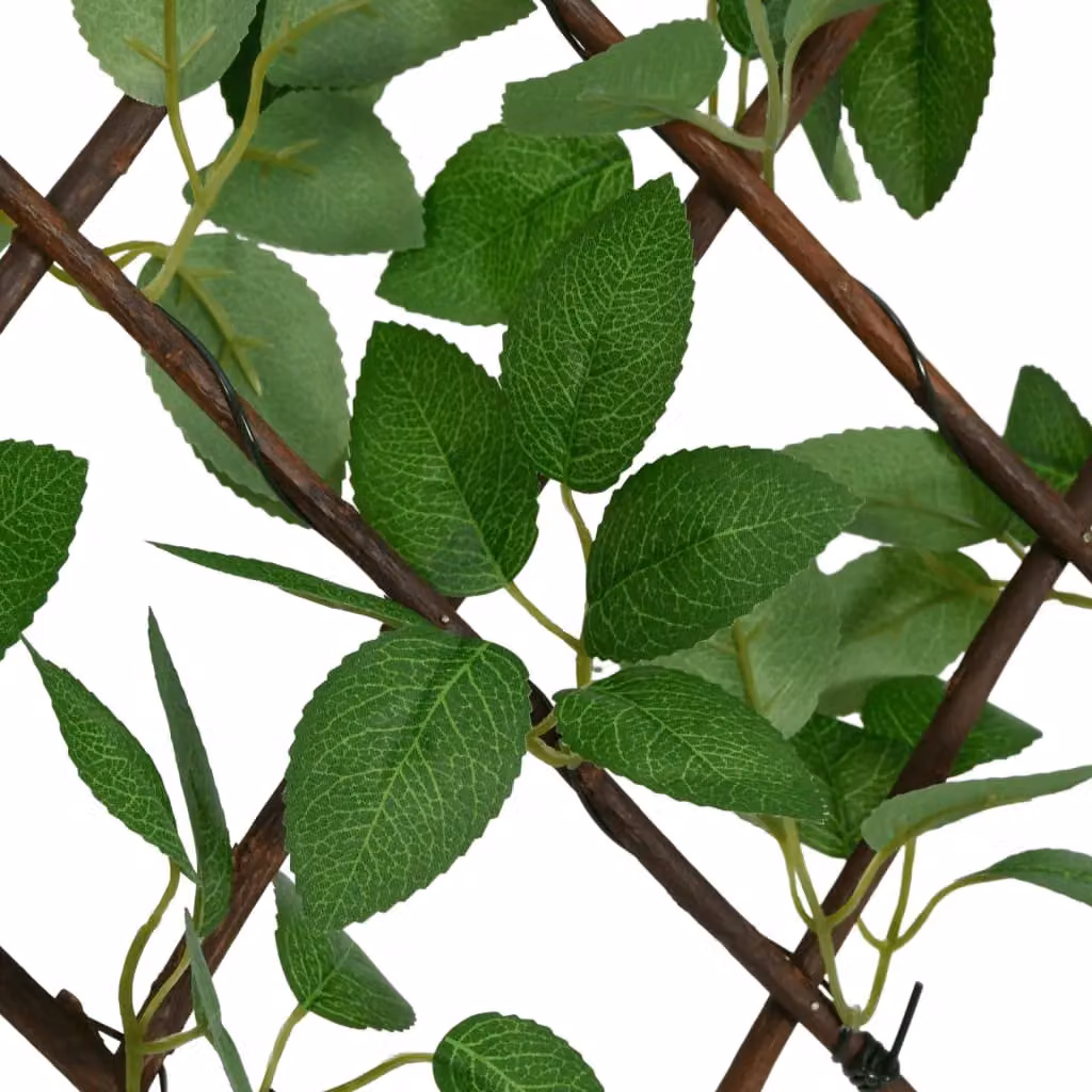 Berkfield Home Artificial Ivy Trellis Expandable, 5 Pieces, Green, W: 180 cm, H: 30 cm – 4