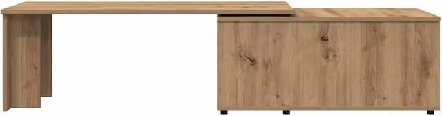 Berkfield Home Artisan Oak Coffee Table in Brown, W: 150 cm, D: 50 cm, H: 35 cm