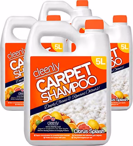 Cleenly Carpet Shampoo Cleaner Solution Citrus Splash Fragrance 20 l – 1