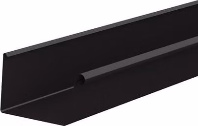 Lindab Rectangular Galvanised Steel Gutter, Brown