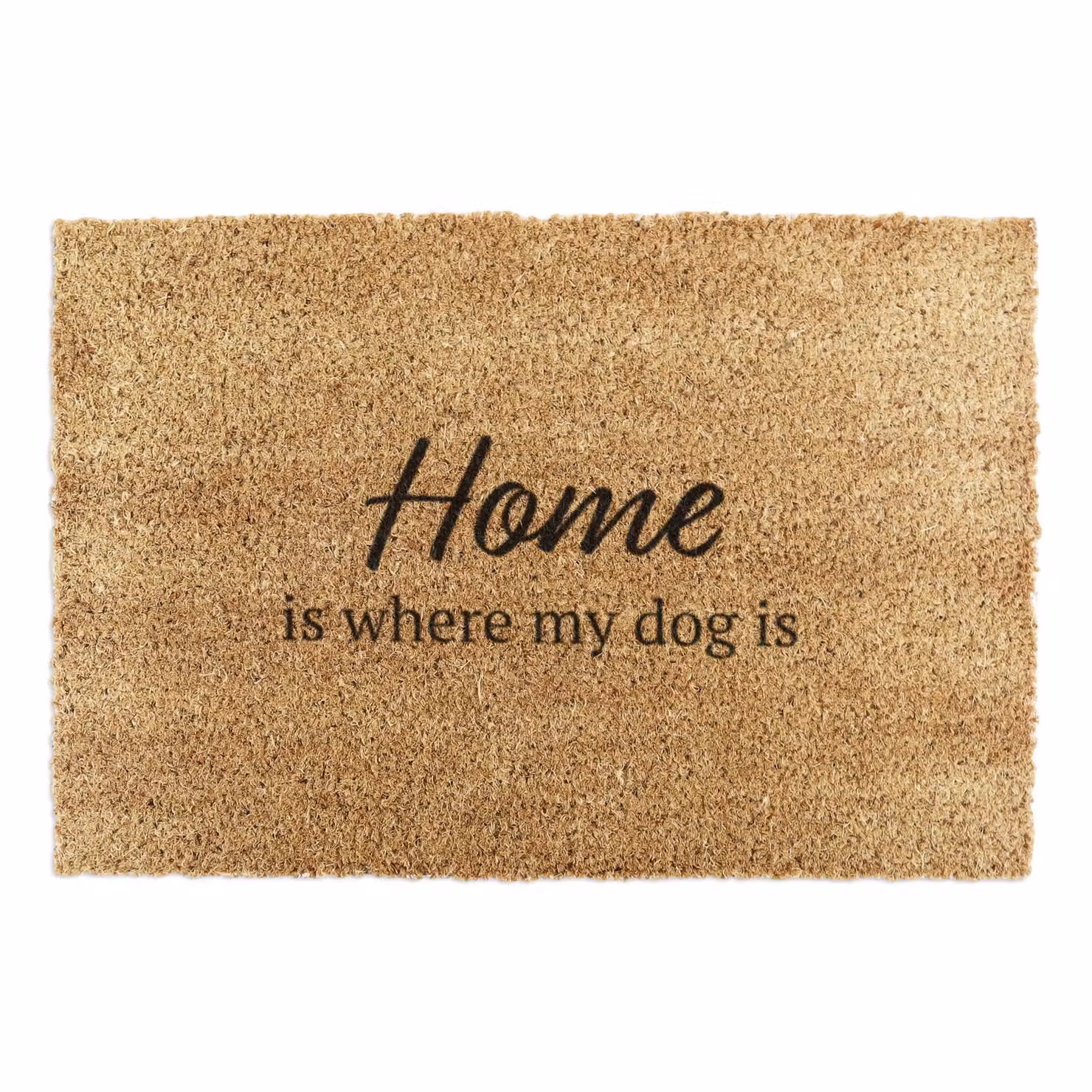 Artsy Mats Home Is Where My Dog Is Coir Doormat, Brown, W: 90 cm, D: 60 cm – 2