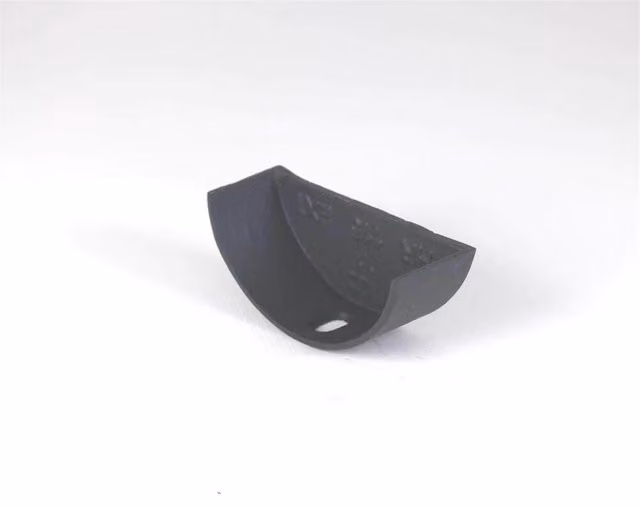 Hargreaves Premier Cast Iron Half Round Gutter Internal Stopend, 150mm, Black