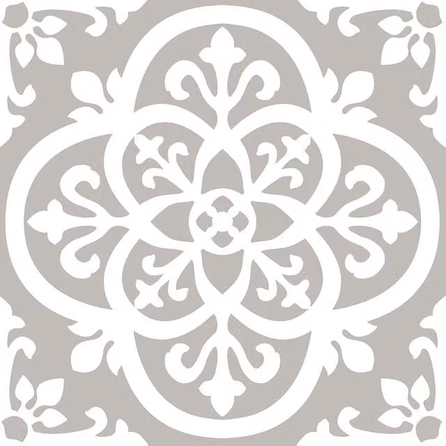 Floor Pops Pack of 10 Self Adhesive Vinyl Floor Tiles in Grey and White Tile Look