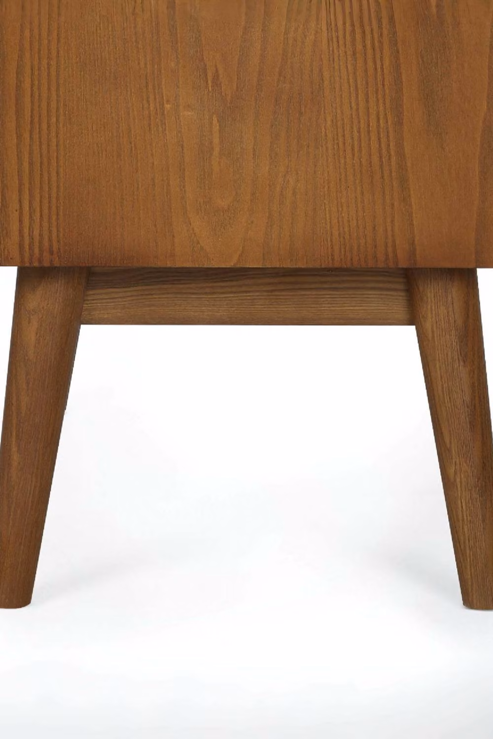 Julian Bowen Lowry 2 Drawer Bedside Table in Cherry Ash Wood, W: 61 cm, D: 46 cm, H: 38 cm – 3