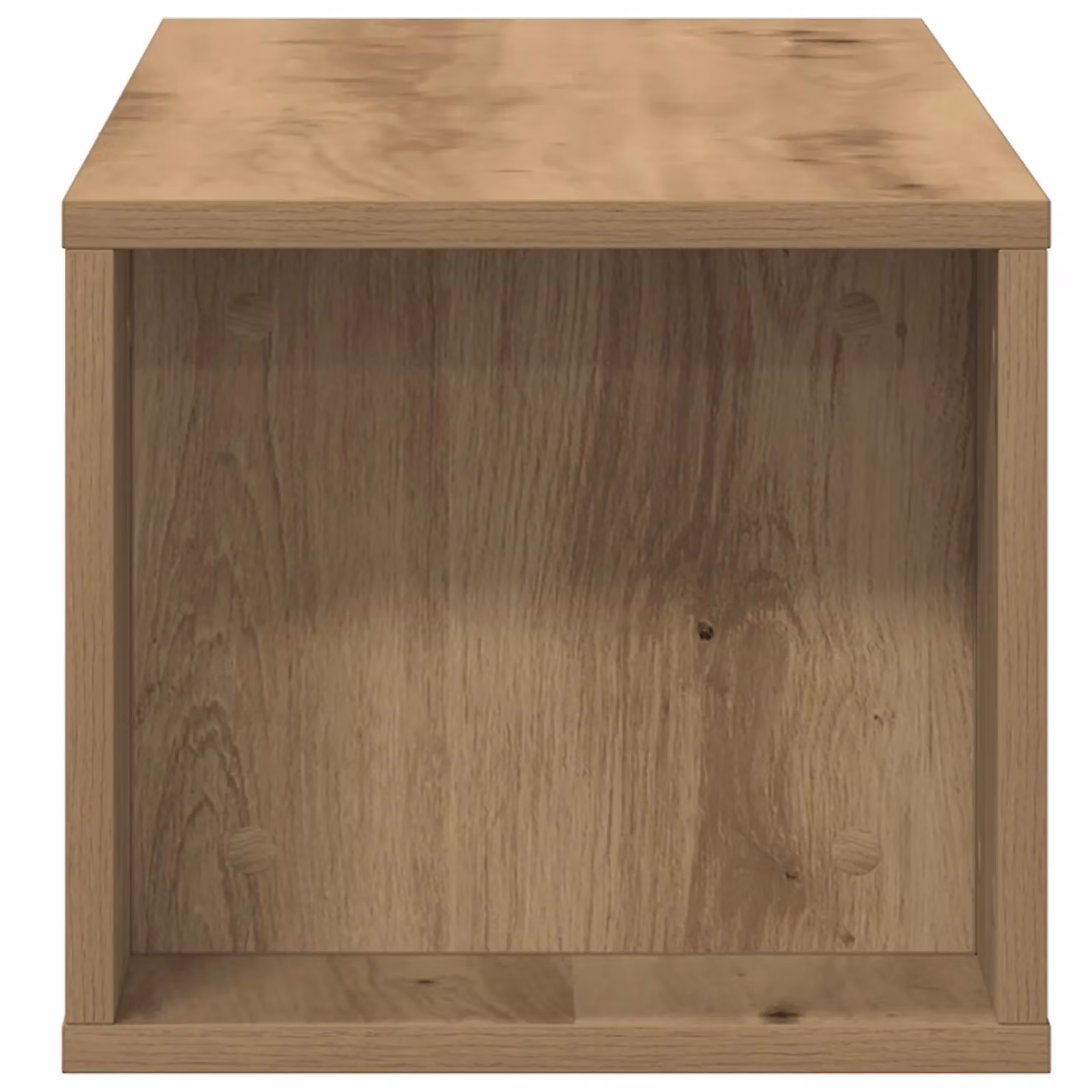 Berkfield Home Wall Mounted TV Cabinet in Artisan Oak, Brown, W/D/H: 100 x 30 x 26.5 cm – 3