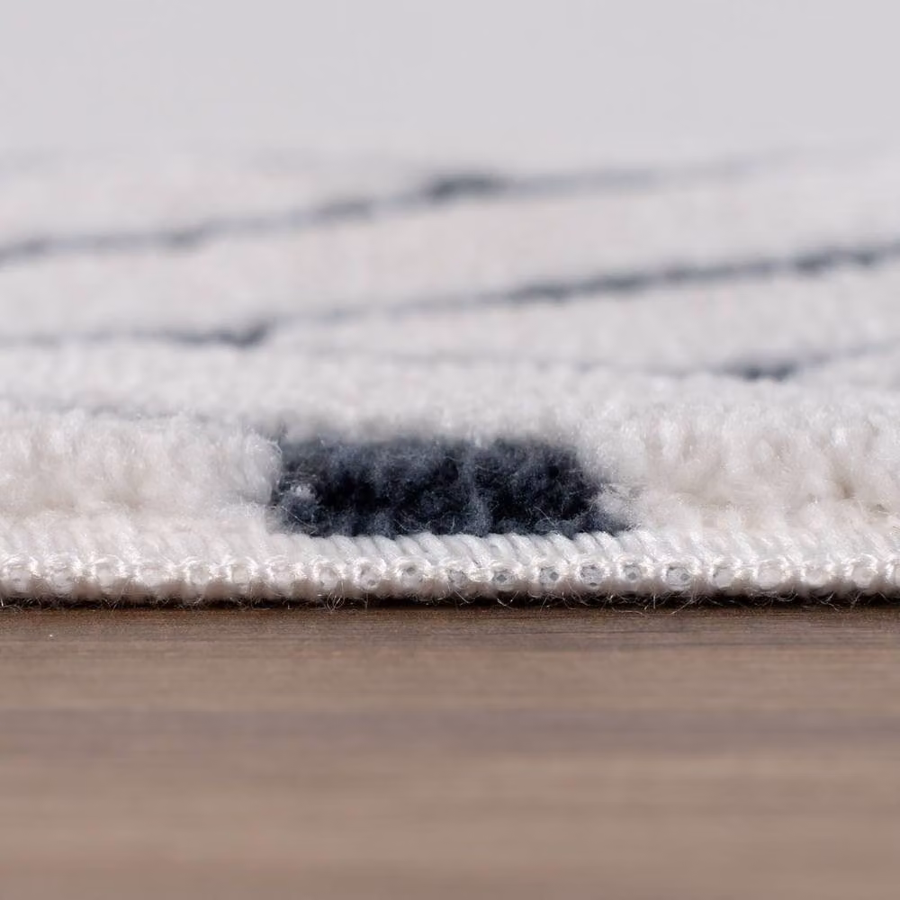 THE RUGS Loft Herringbone Soft Pile Area Rug, Blue, W: 80 cm, L: 150 cm – 6