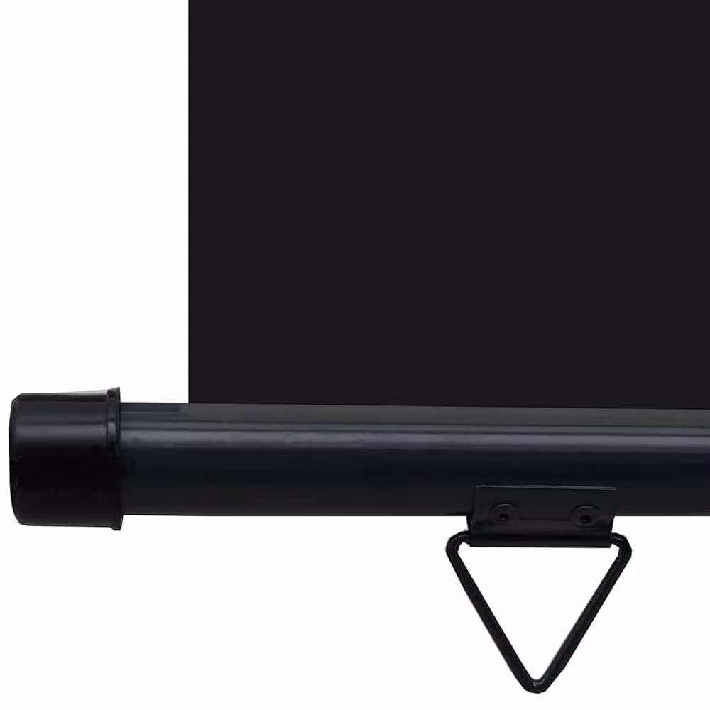 Berkfield Home Black Manual Pull Balcony Side Awning, W: 85 cm, H: 250 cm – 6