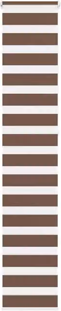 Berkfield Home Brown Zebra Blind with Animal Pattern, W: 45 cm, H: 230 cm – 1