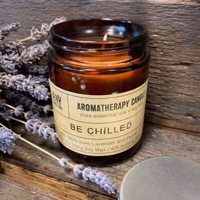 KDMK Be Chilled Aromatherapy Tabletop Candle in White