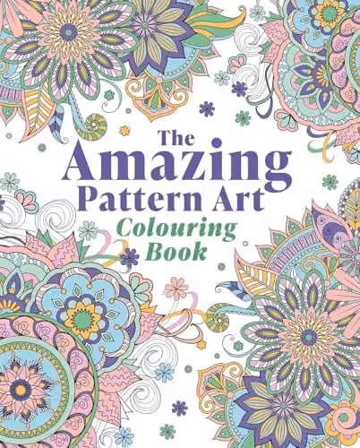 Arcturus Creative Colouring The Amazing Pattern Art Colouring Book for Adults in Multicolour