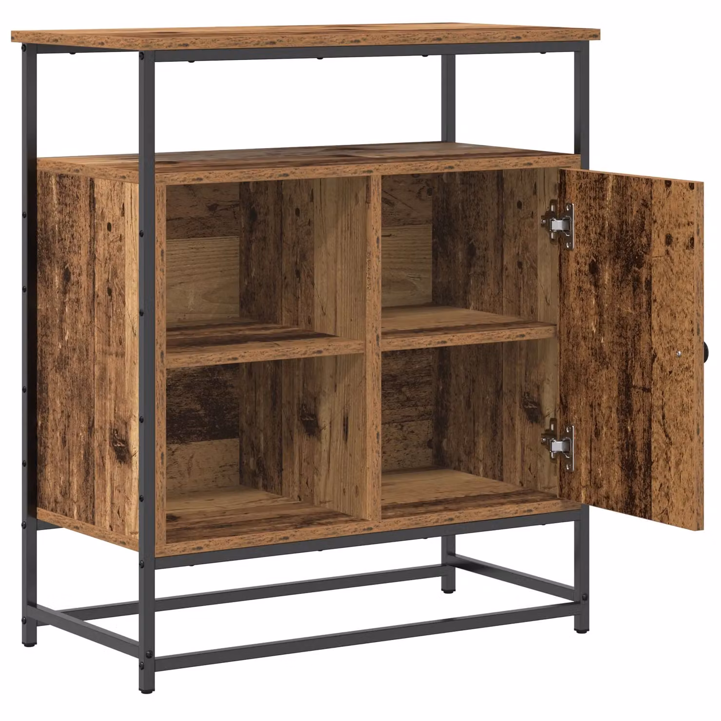 Berkfield Home Rustic Old Wood Sideboard in Brown, W/D/H: 69 x 35 x 80 cm – 3