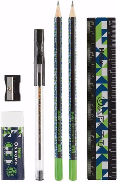 Maped Helix Oxford Geo Student Set in Green and Black