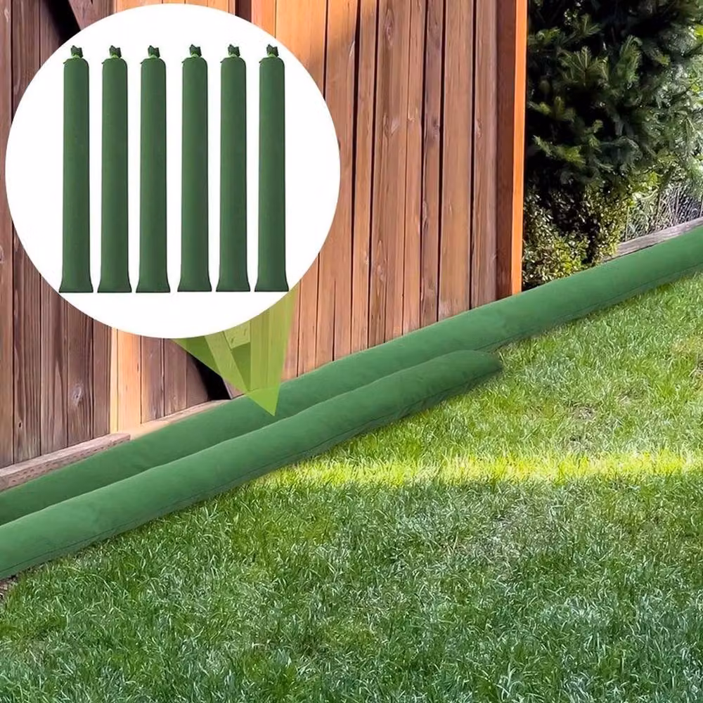 FLAVORA Green Elastic Canvas Flood Sand Bags W/D/H: 100 x 1000 cm – 4